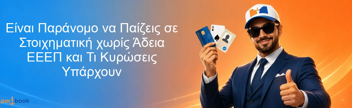 Είναι Παράνομο να Παίζεις σε Στοιχηματική χωρίς Άδεια ΕΕΕΠ και Τι Κυρώσεις Υπάρχουν Είναι Παράνομο να Παίζεις σε Στοιχηματική χωρίς Άδεια ΕΕΕΠ και Τι Κυρώσεις Υπάρχουν